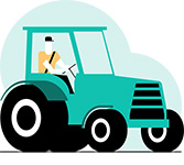 Ilustrasjon - traktor
