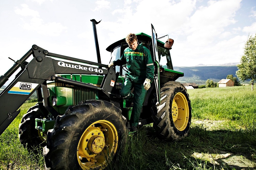 Illustrasjonsbilde som viser en traktor
